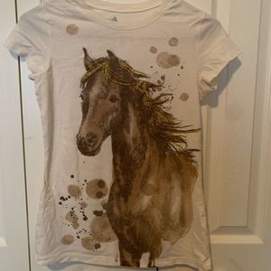 Copper key horse t-shirt